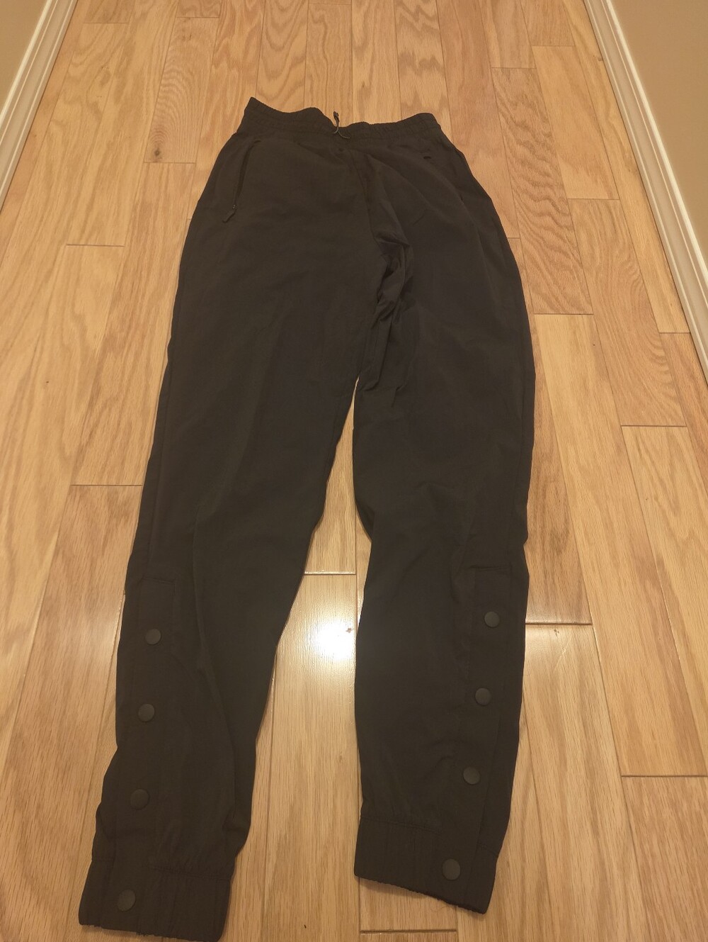 FWD Black Women’s Jogger Pants with Snap Cuffs